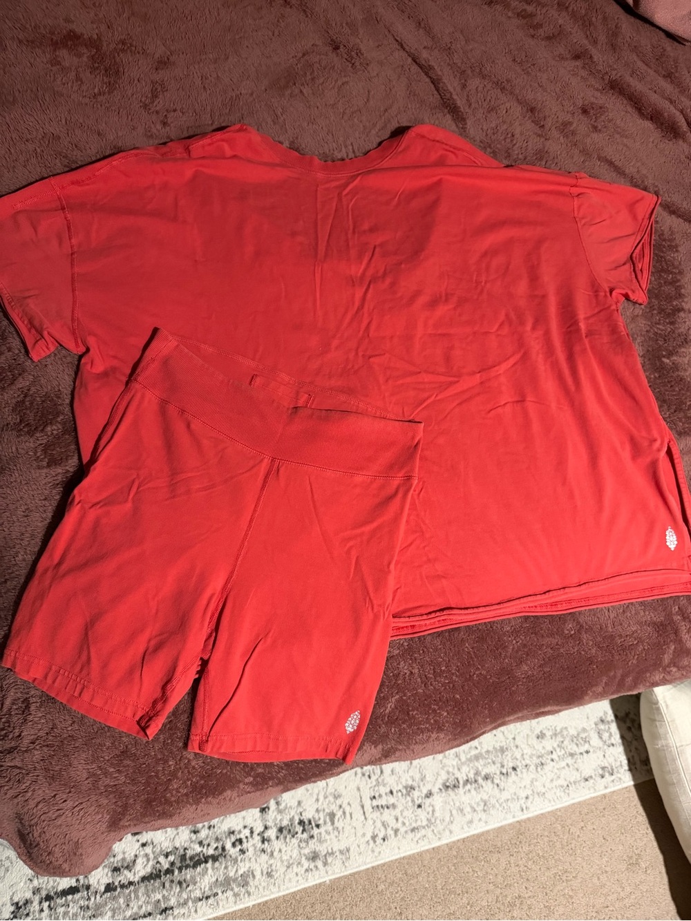 Free People Red Hot Shot Reversible Set